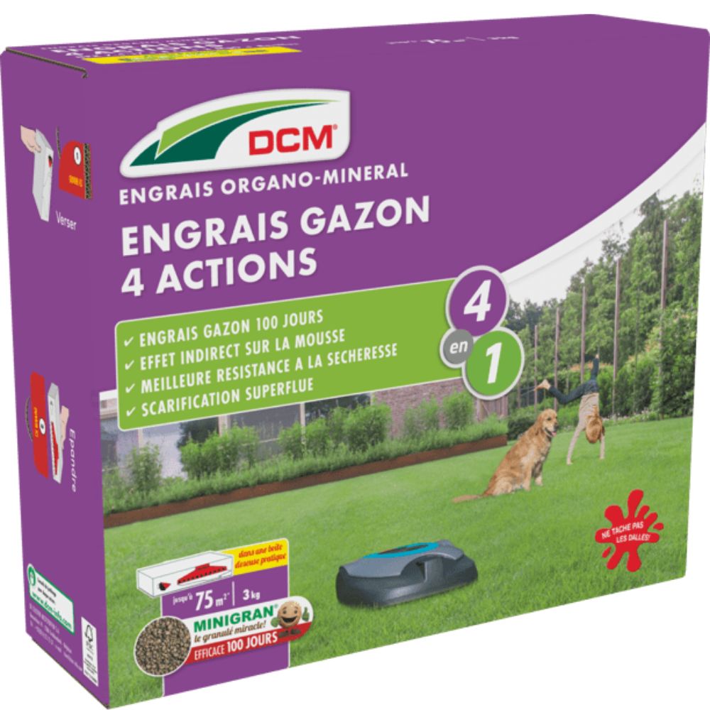 ENGRAIS GAZON 4 ACTIONS UAB en 3 kg